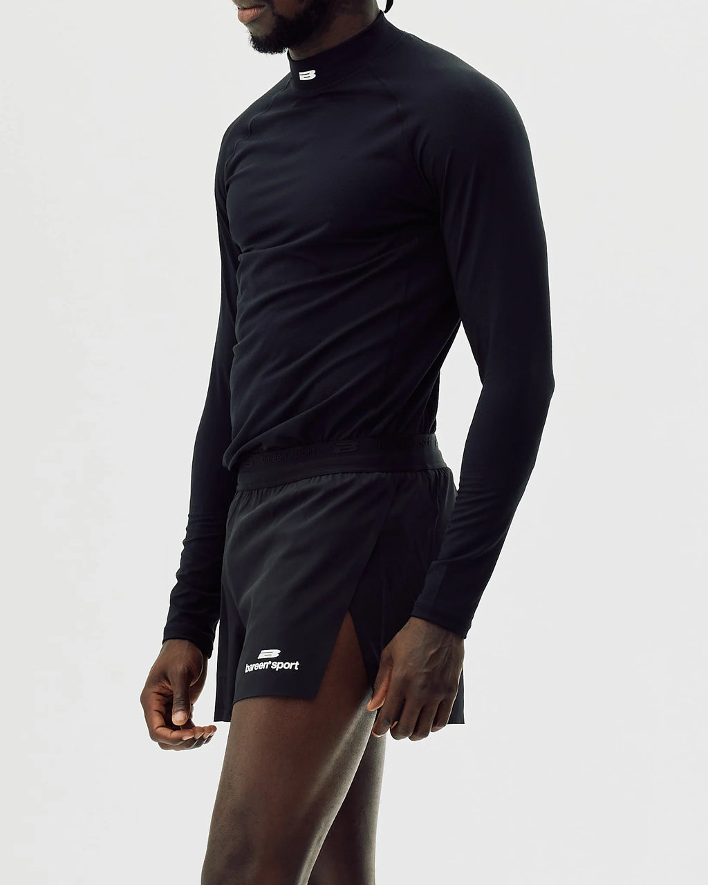 Bareen - Men's Mock Neck Long Sleeve