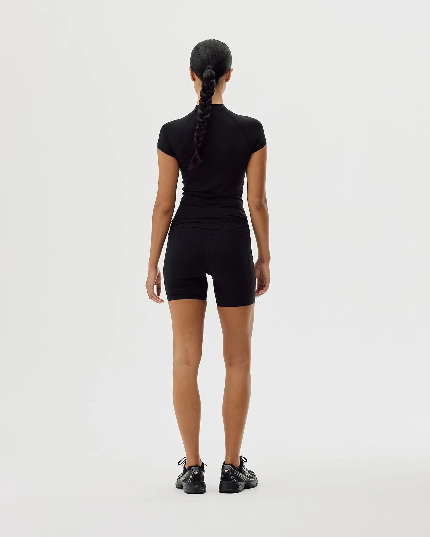 Bareen - Women's Mock Neck Stretch T-shirt